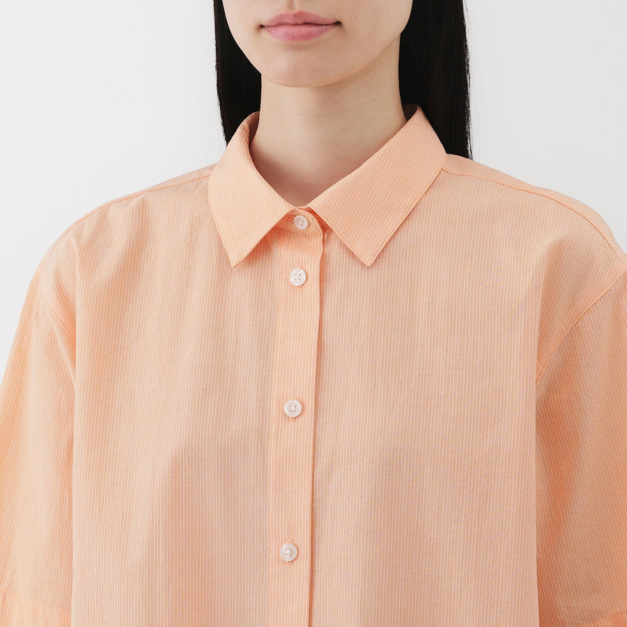 W's Cool touch Regular collar S/Slv shirtWhiteXS