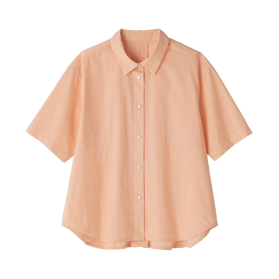W's Cool touch Regular collar S/Slv shirtWhiteXS