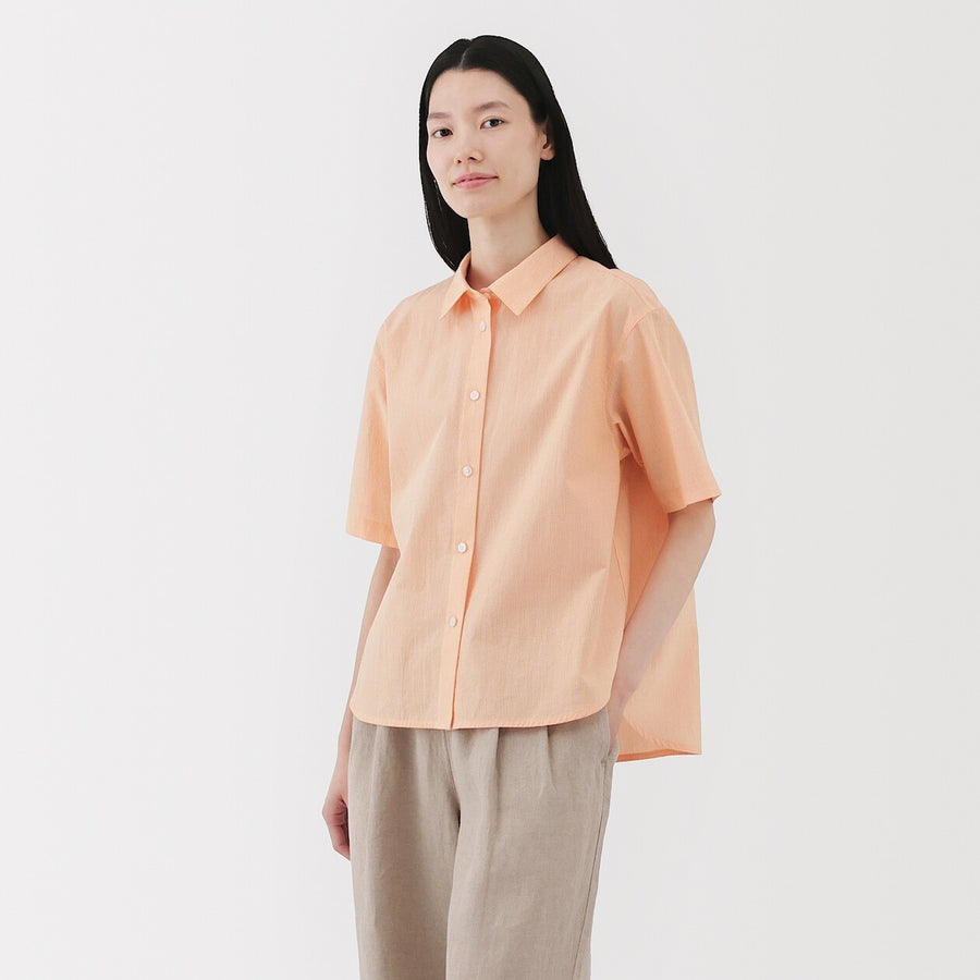 W's Cool touch Regular collar S/Slv shirtWhiteXS