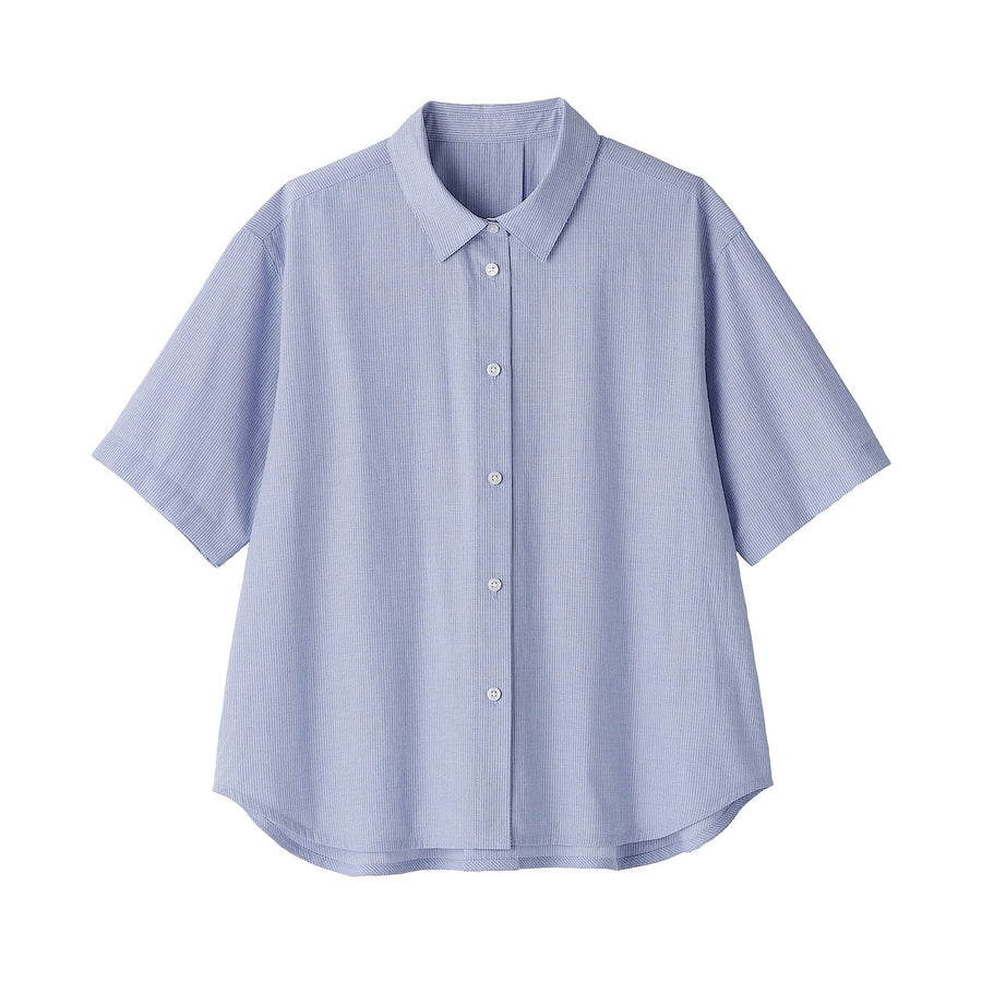 W's Cool touch Regular collar S/Slv shirtWhiteXS