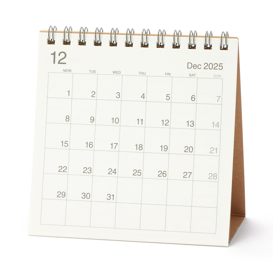 Monday start Calendar / S / Dec. 2025 - Dec. 2026