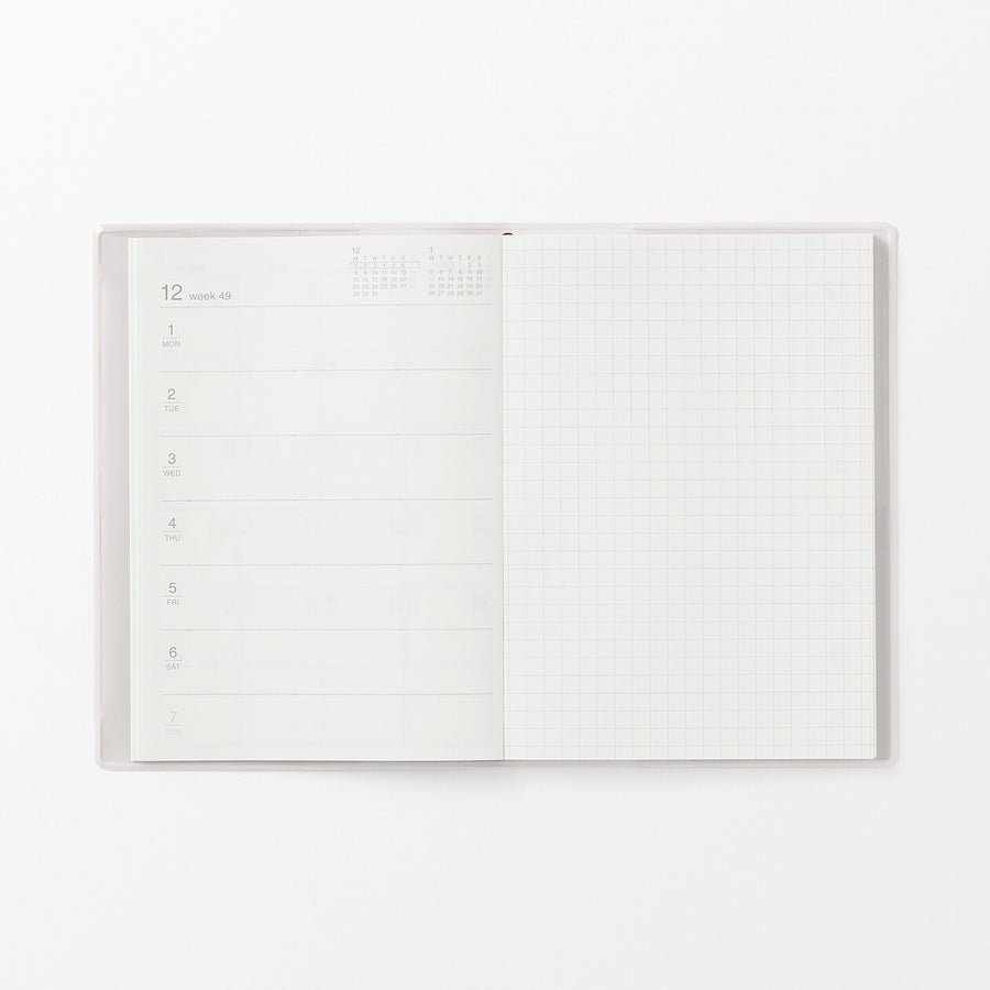 Monday start Monthly/Weekly planner / From Dec. 2025