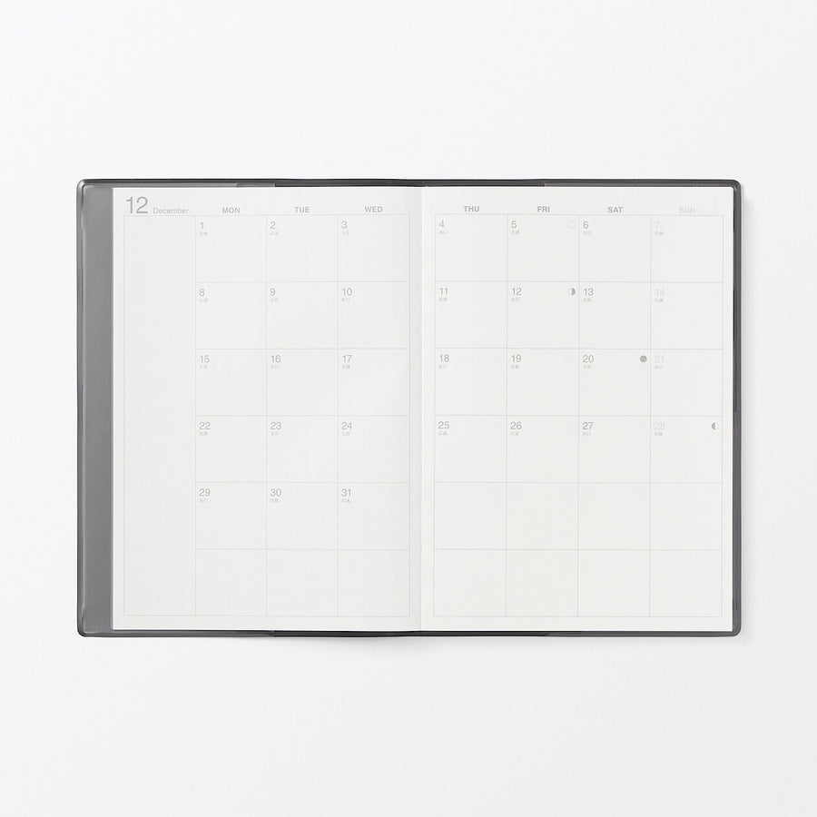 Monday start Monthly/Weekly planner / From Dec. 2025