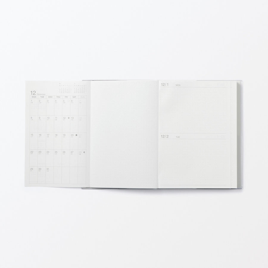 Viewable-at-once Monthly/Daily planner / From Dec. 2025