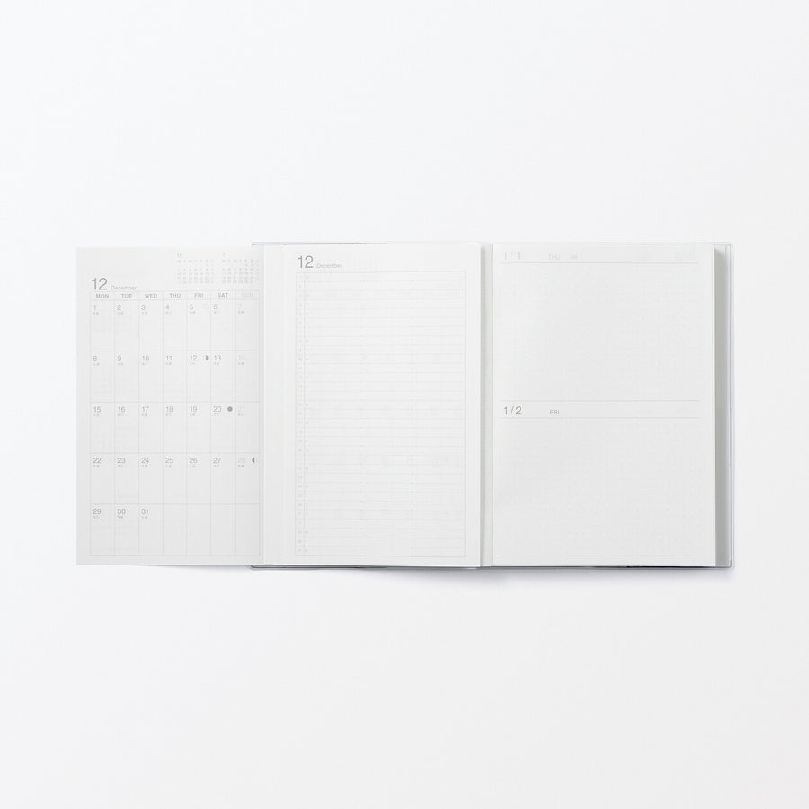 Viewable-at-once Monthly/Daily planner / From Dec. 2025