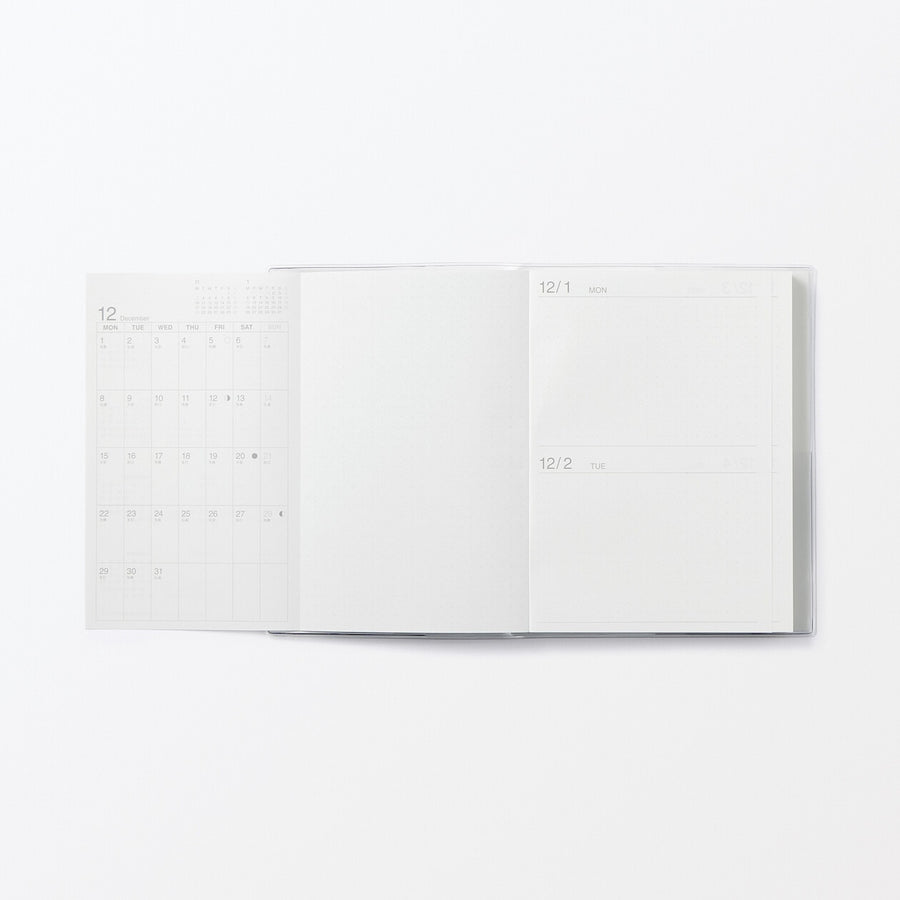 Viewable-at-once Monthly/Daily planner / From Dec. 2025