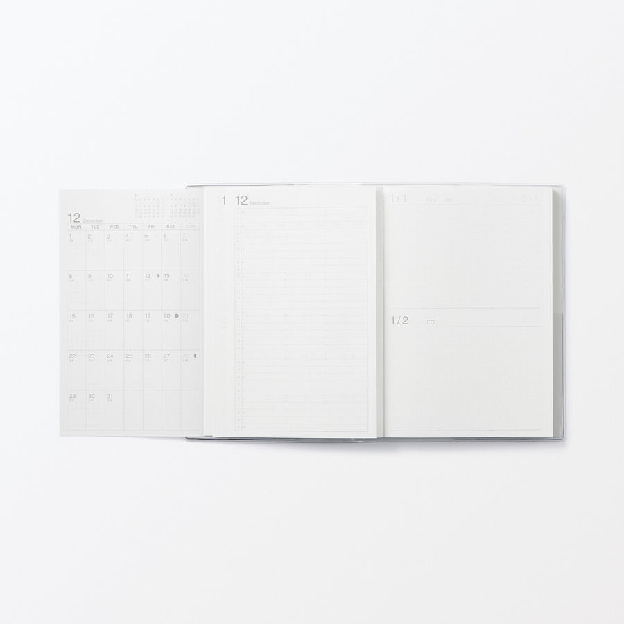 Viewable-at-once Monthly/Daily planner / From Dec. 2025