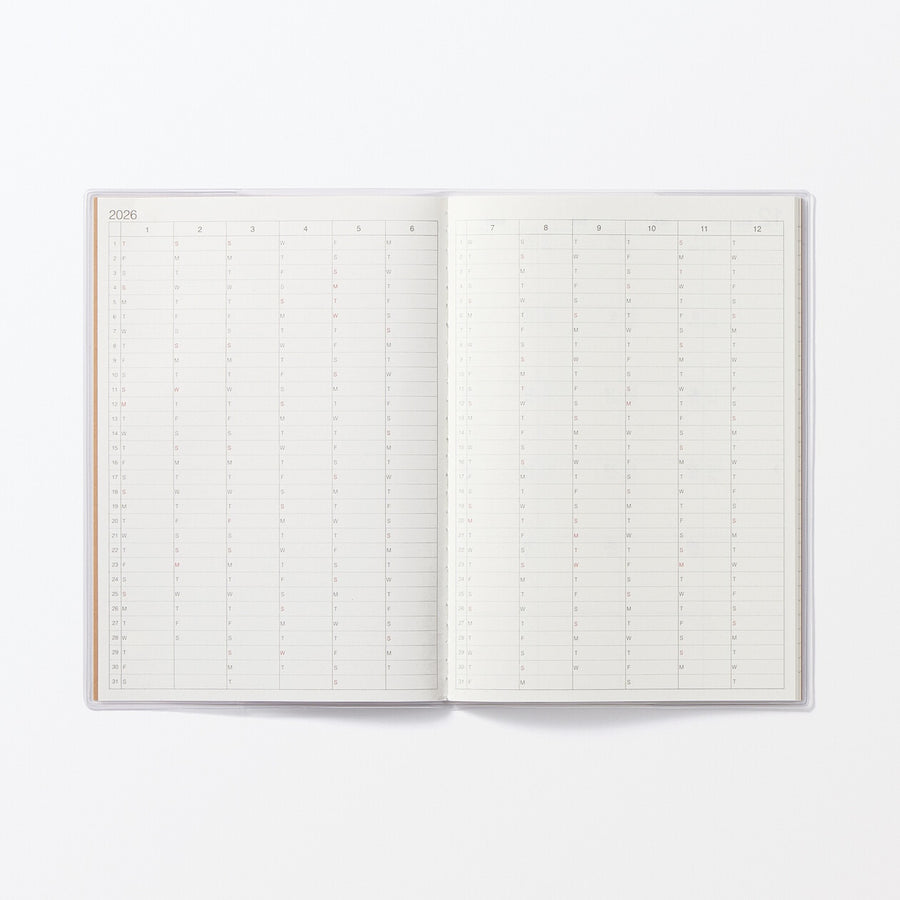 Monday start Monthly planner / From Dec. 2025
