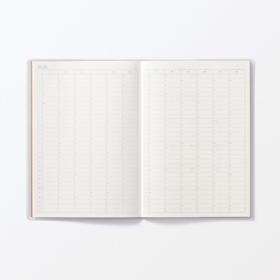 Monday start Monthly planner / From Dec. 2025