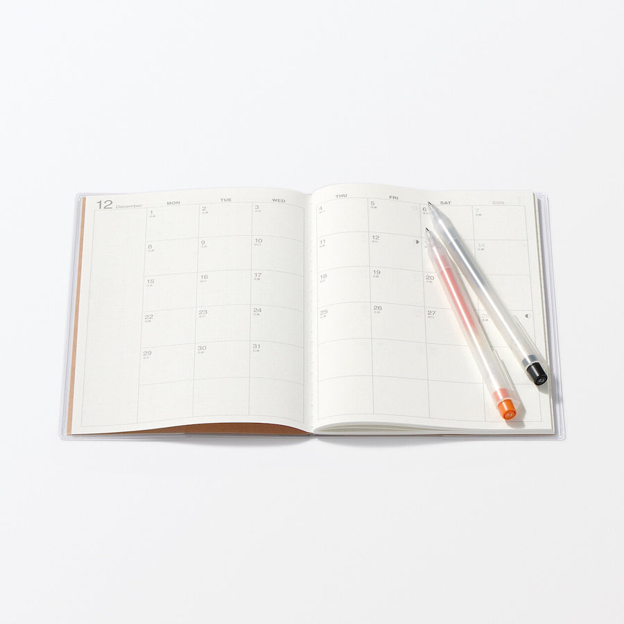 Monday start Monthly planner / From Dec. 2025
