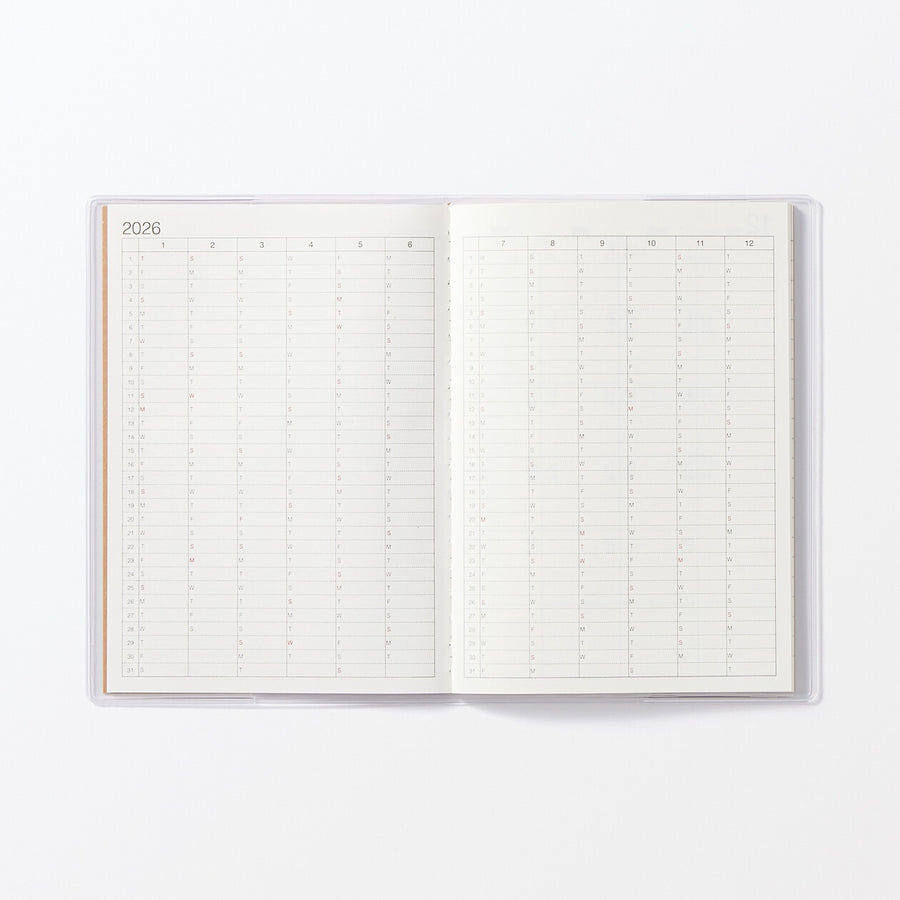 Monday start Monthly planner / From Dec. 2025