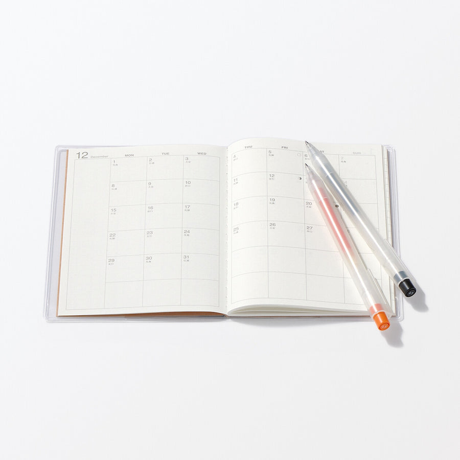 Monday start Monthly planner / From Dec. 2025