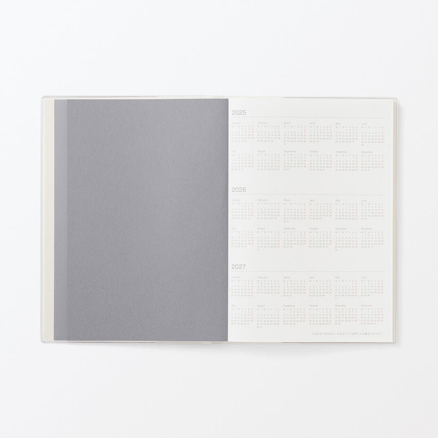 Monday start Vertical planner / From Dec. 2025