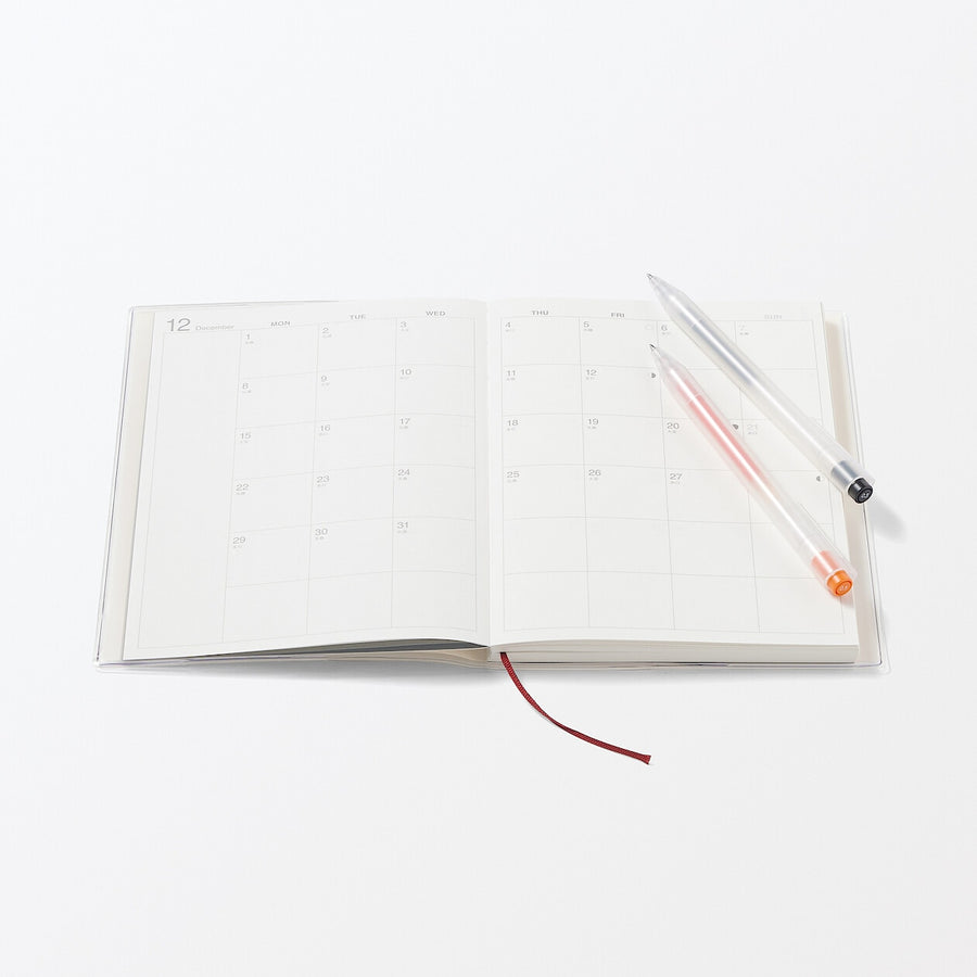 Monday start Vertical planner / From Dec. 2025