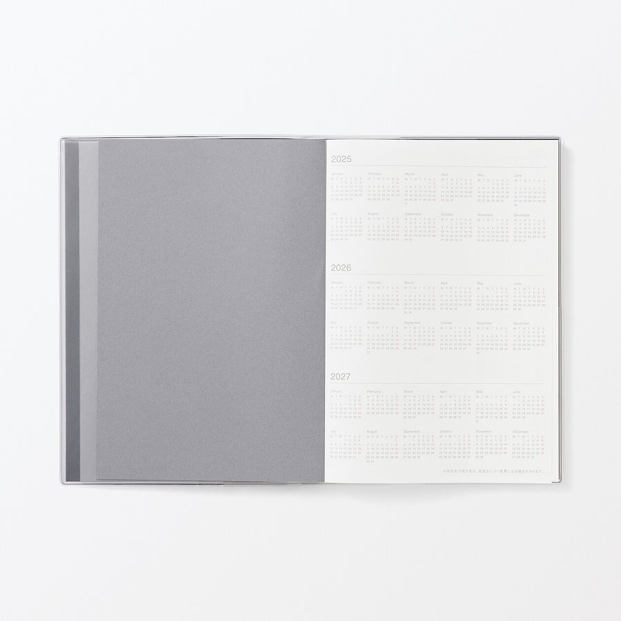 Monday start Vertical planner / From Dec. 2025