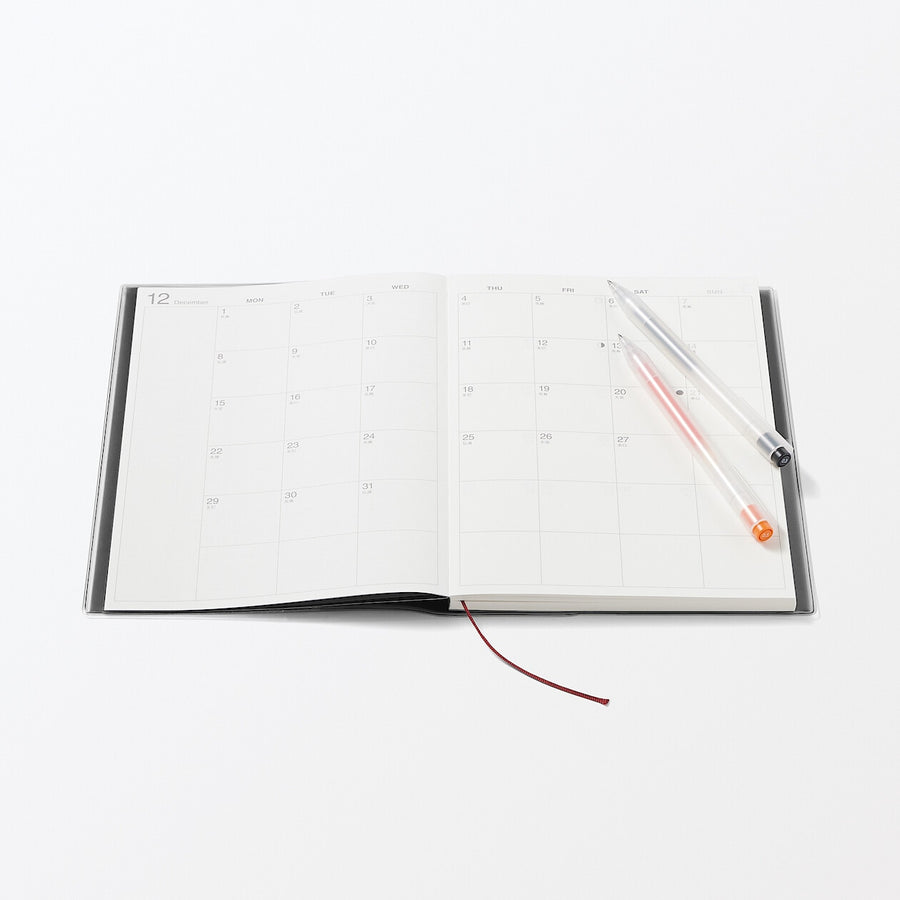 Monday start Vertical planner / From Dec. 2025