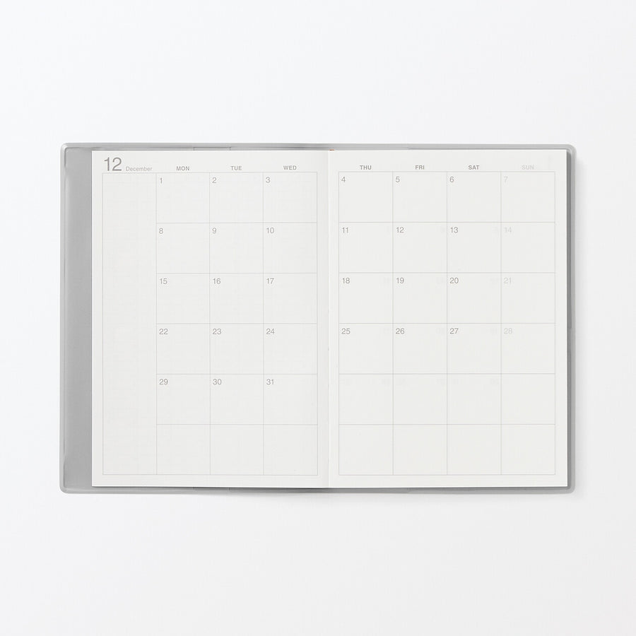 Monday start Monthly/Weekly planner / From Dec. 2025