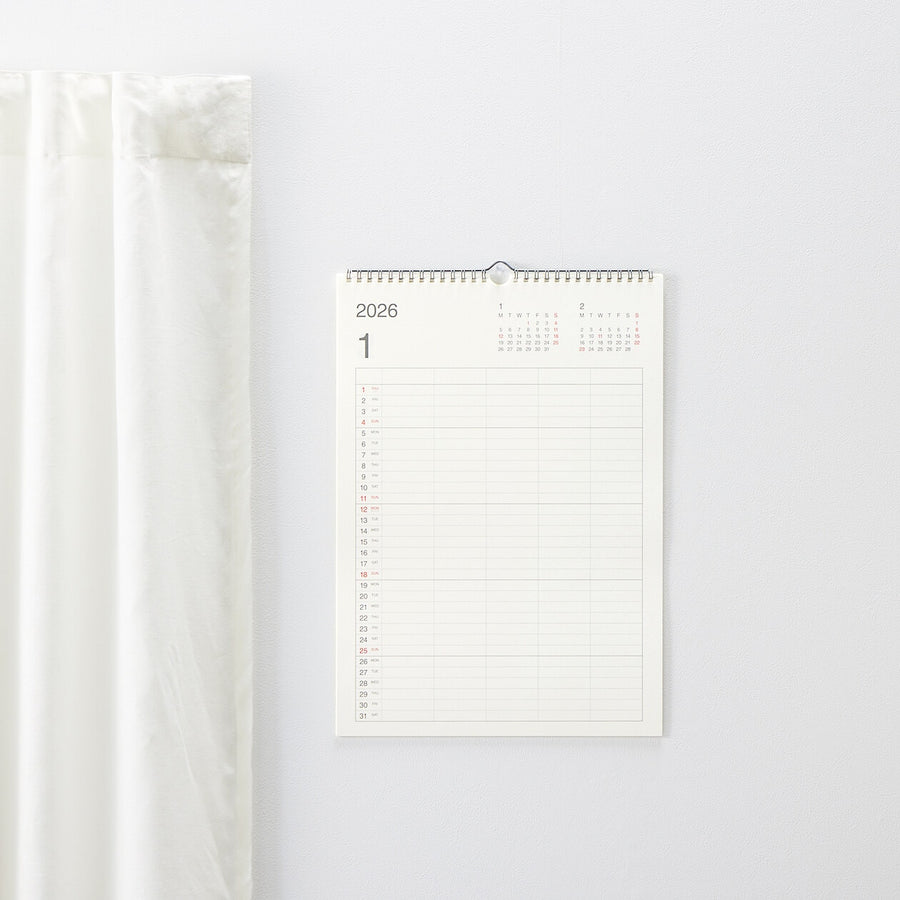 Family calendar / Jan.- Dec. 2026