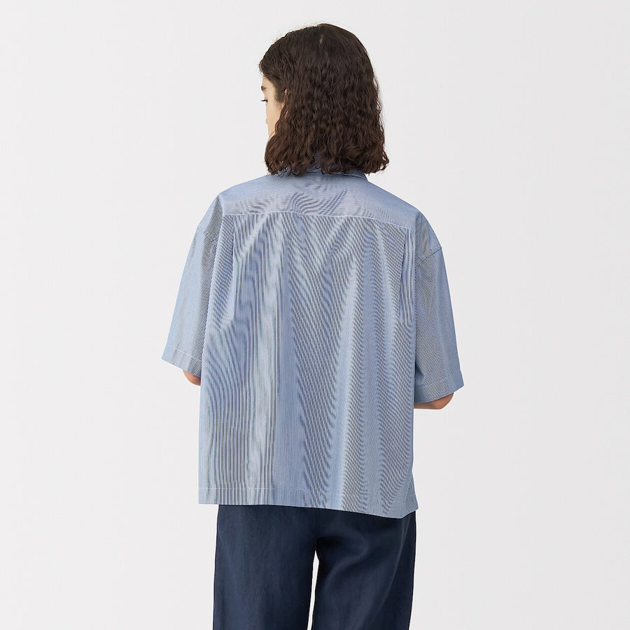 Women's poplin short sleeve shirt WhiteS