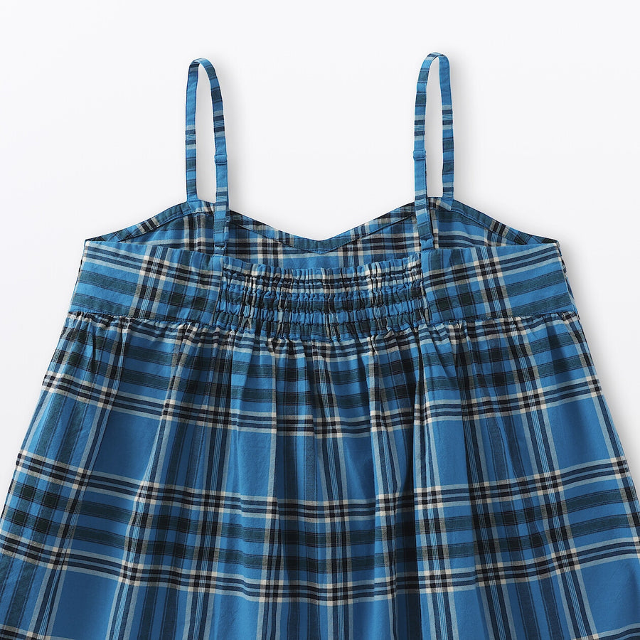W's Madras Check Camisole blouse Blue CheckXS