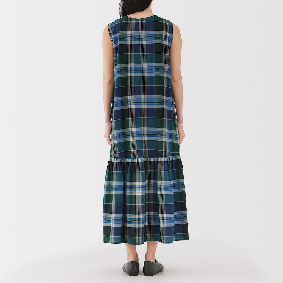 W's Madras Check Camisole blouse Green CheckXS