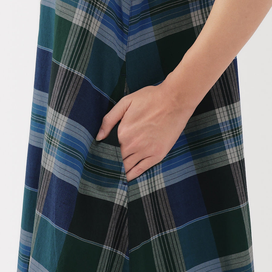 W's Madras Check Camisole blouse Green CheckXS