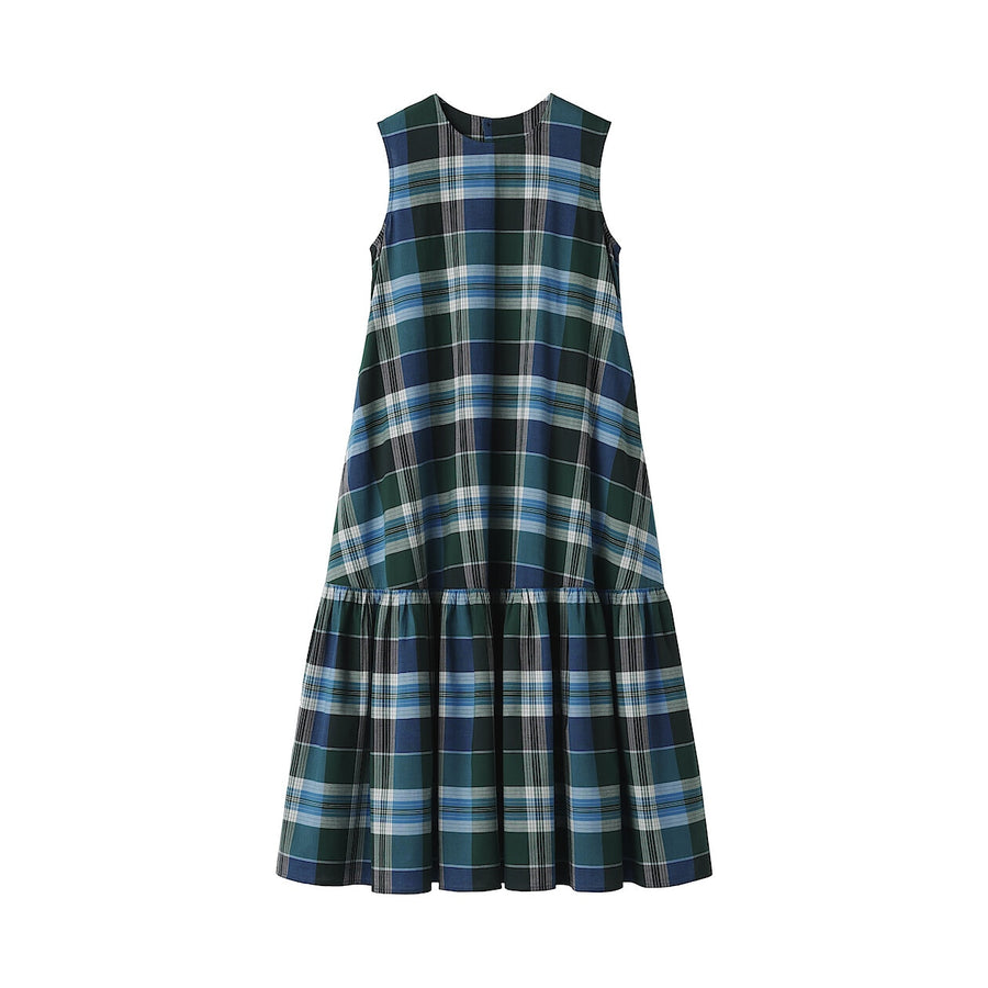 W's Madras Check Camisole blouse Green CheckXS