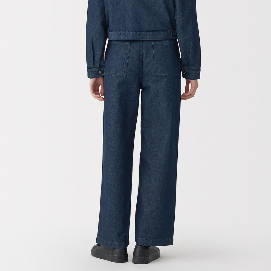 W's washi blended denim pants Dark grey23inch