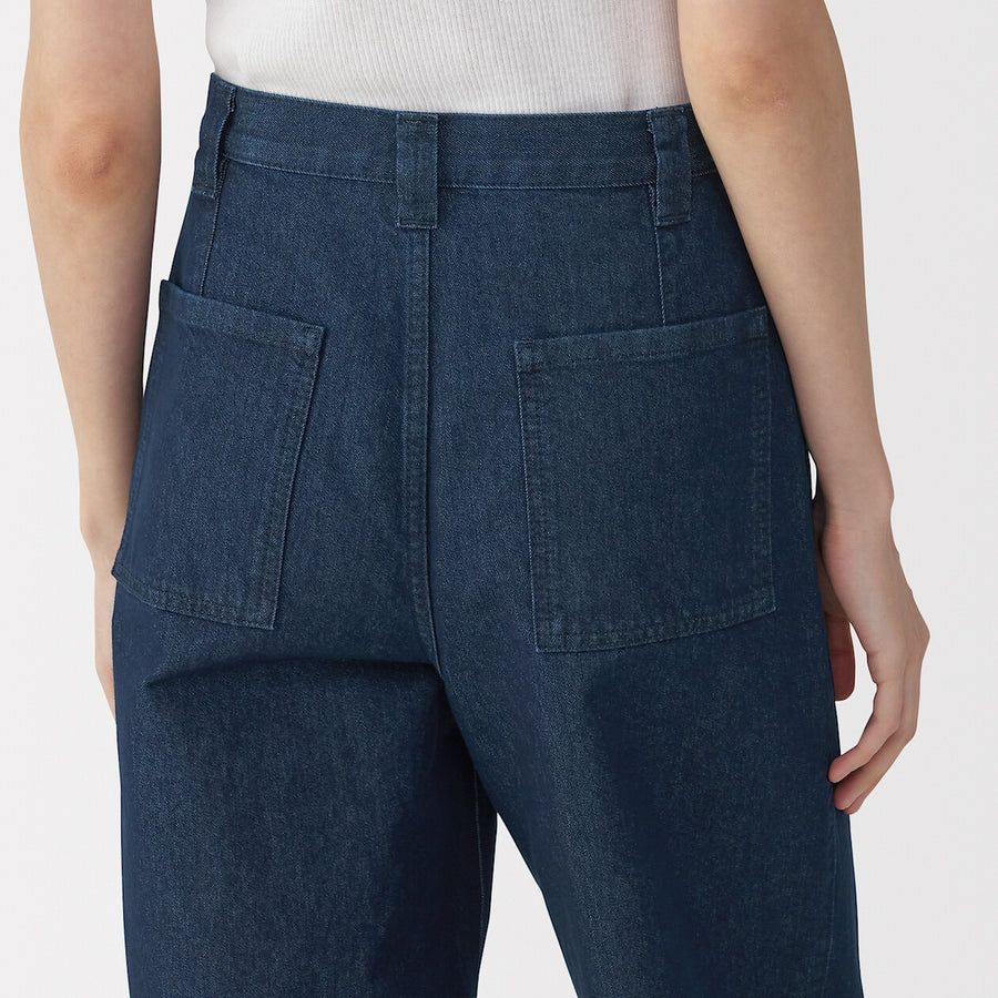W's washi blended denim pants Dark grey23inch