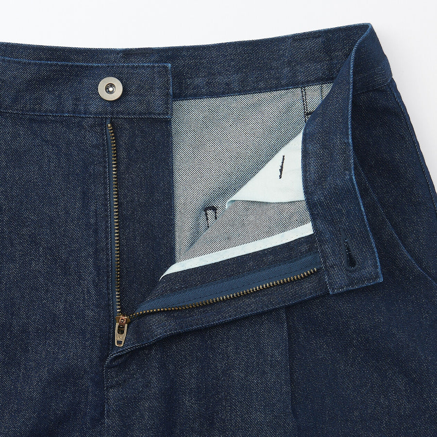 W's washi blended denim pants Dark grey23inch