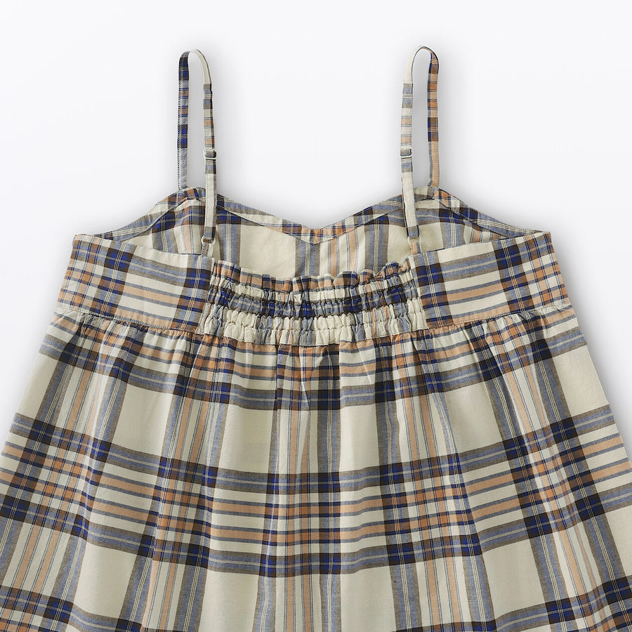 W's Madras Check Camisole blouse Blue CheckXS