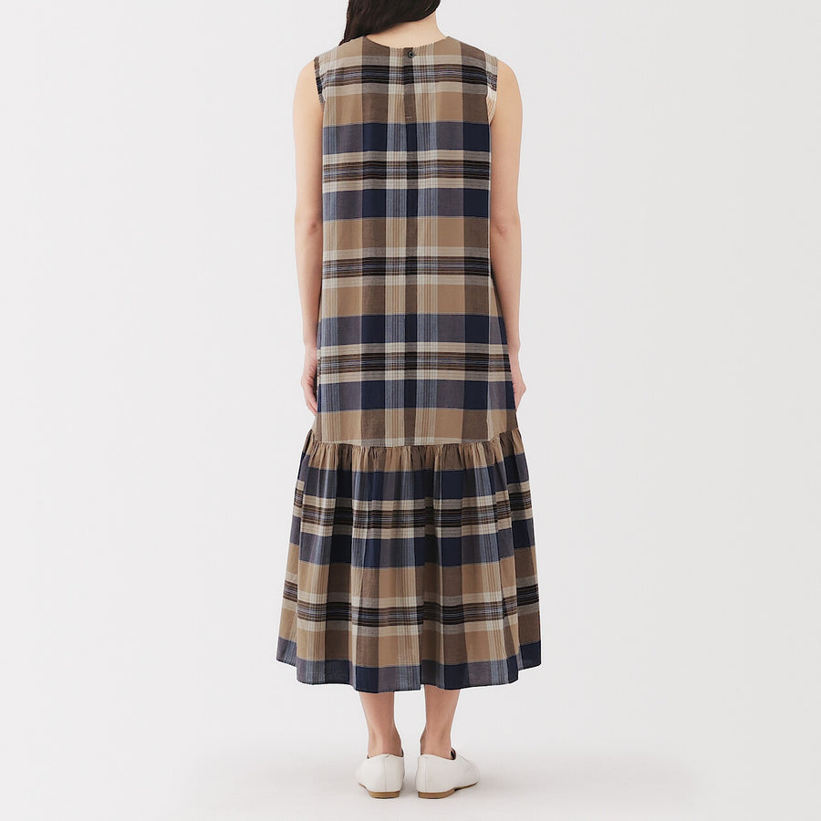 W's Madras Check Camisole blouse Green CheckXS