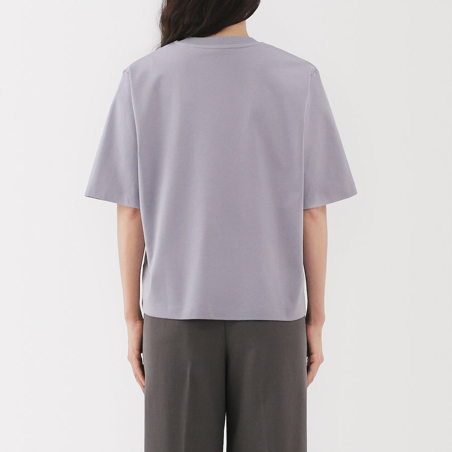 W's Cool touch crew neck wide-fit S/Slv T-shirt WhiteXS