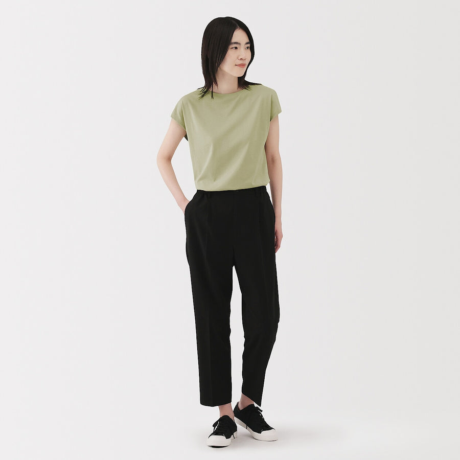 W's Jersey french sleeve T-shirt WhiteXS