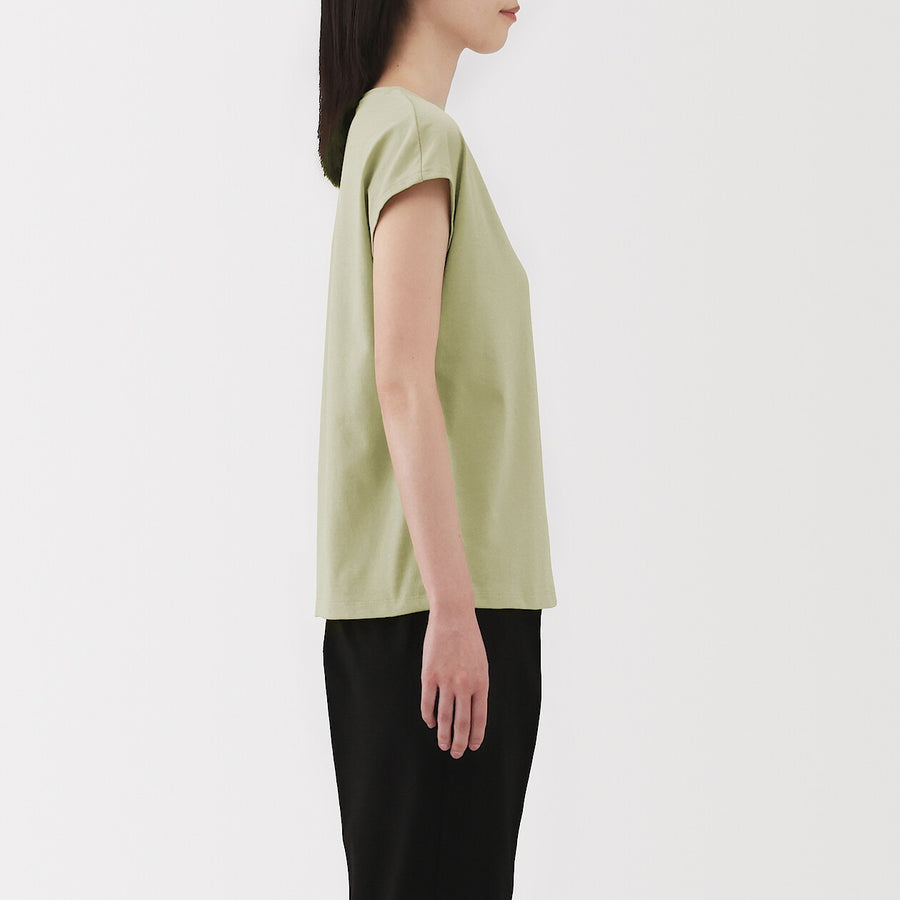 W's Jersey french sleeve T-shirt WhiteXS