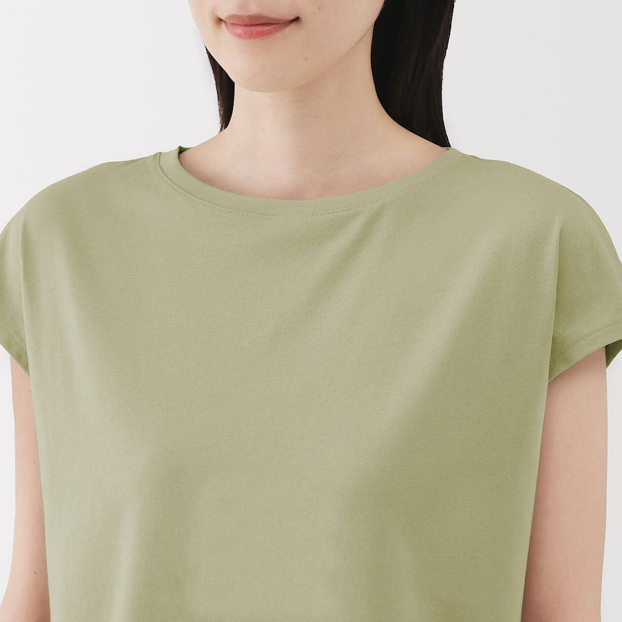 W's Jersey french sleeve T-shirt WhiteXS