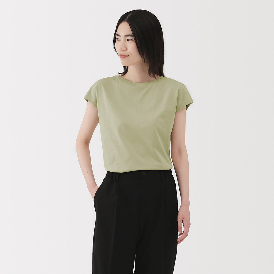 W's Jersey french sleeve T-shirt WhiteXS
