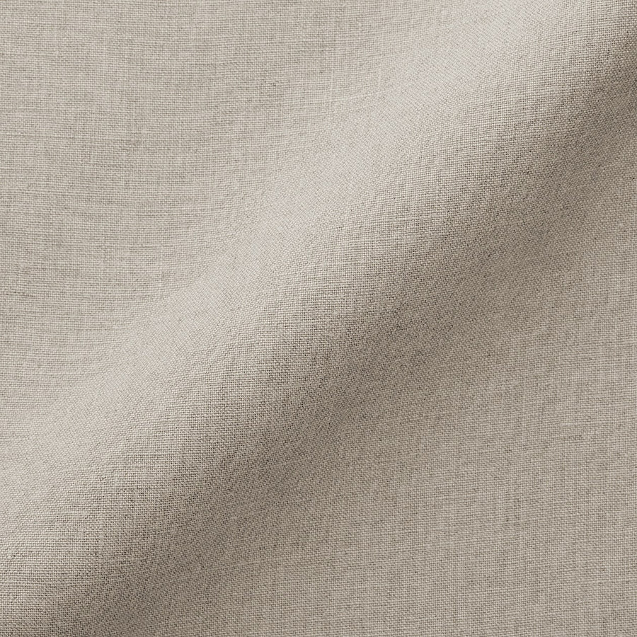 W's Washed linen Easy wide pants Charcoal greyXS