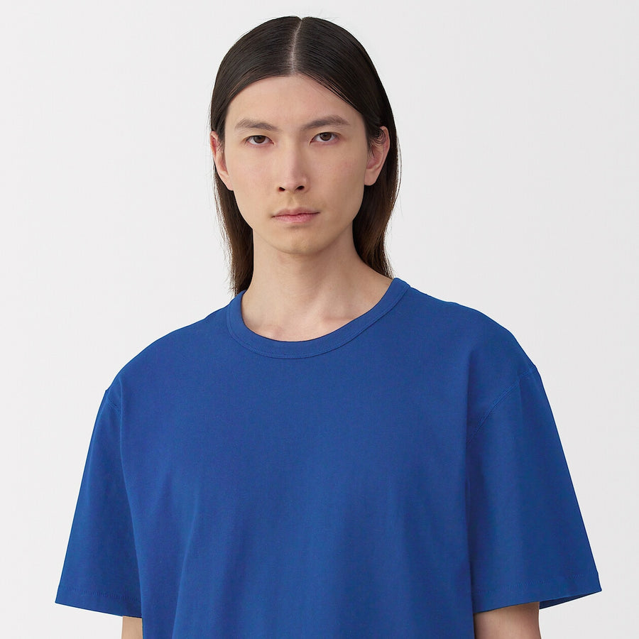 M's knitted by traditional method crewneck SS T-shirtWhiteS