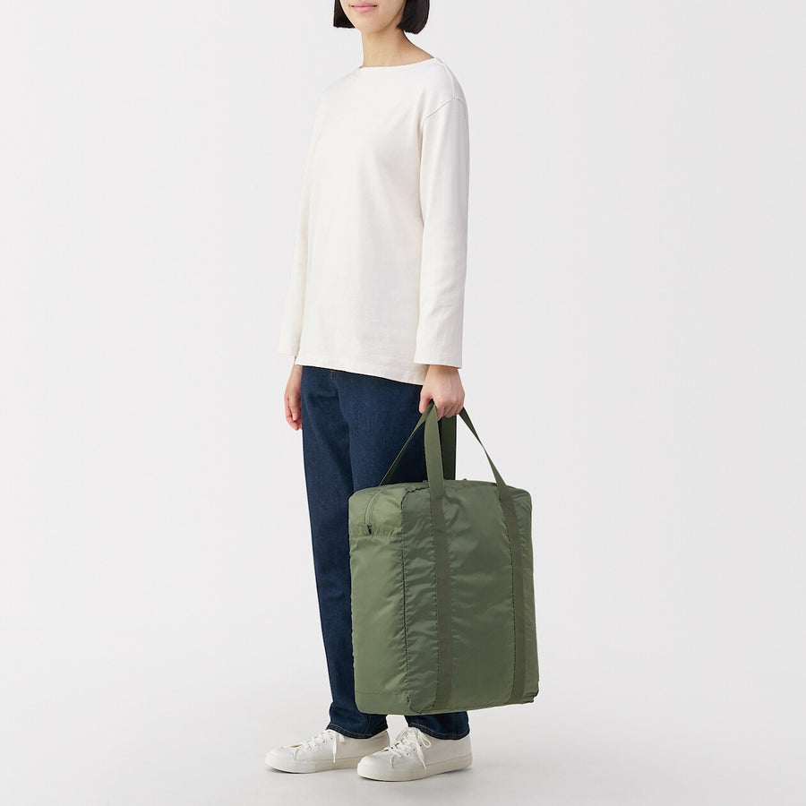 Buy MUJI Pocketable Water Repellent Tall Boston Bag