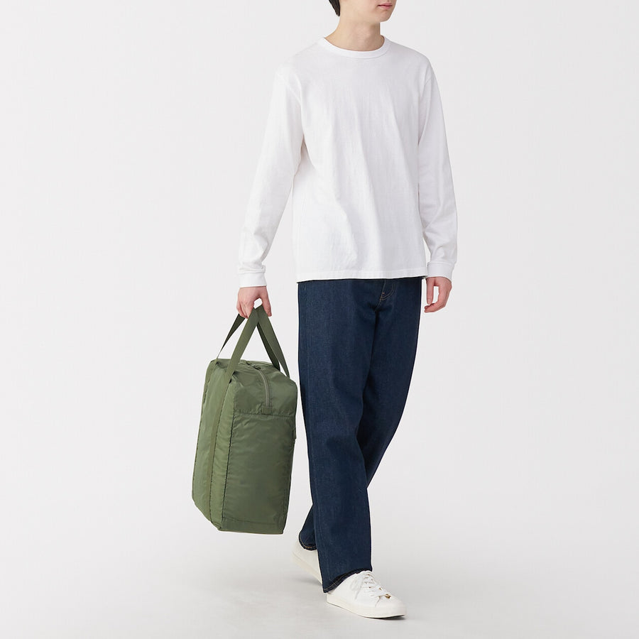 Buy MUJI Pocketable Water Repellent Tall Boston Bag