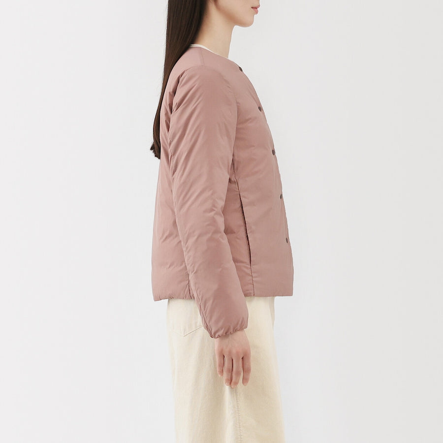 Buy MUJI Women's Lightweight Down Pocketable Collarless Jacket