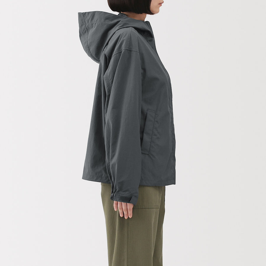 Packable Water Repellent Hooded Jacket
