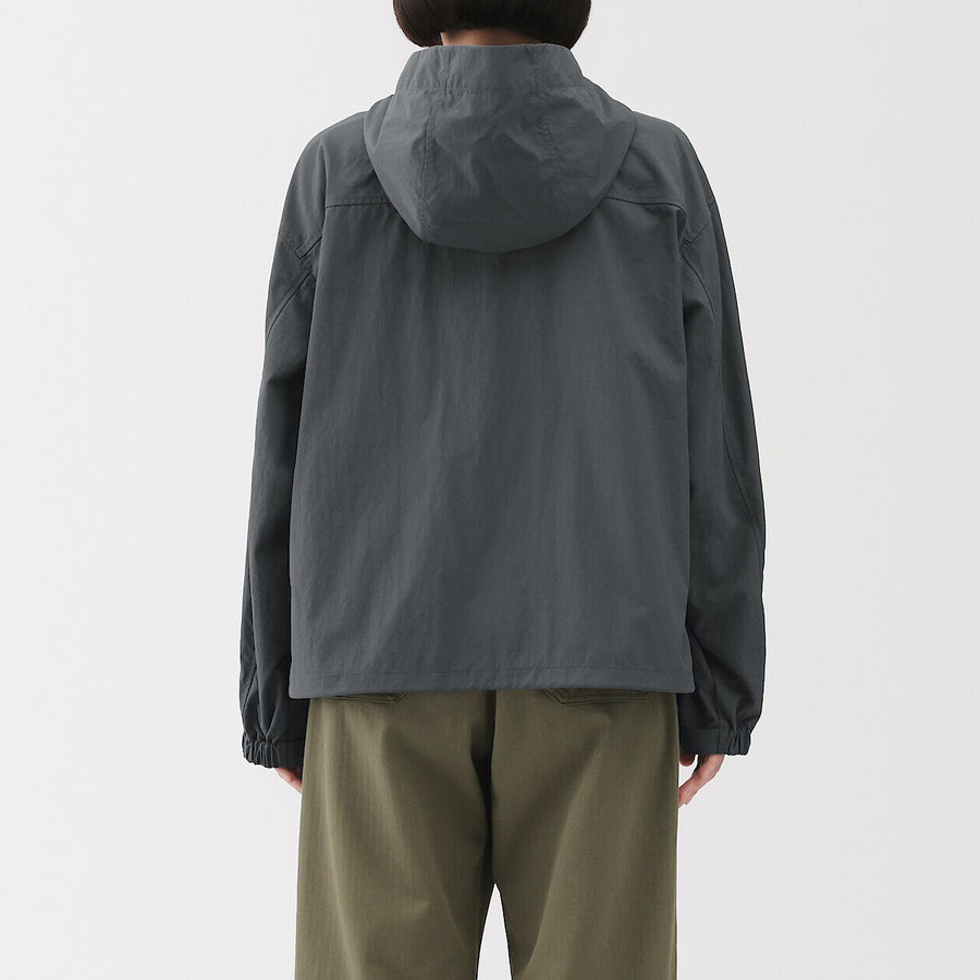 Packable Water Repellent Hooded Jacket