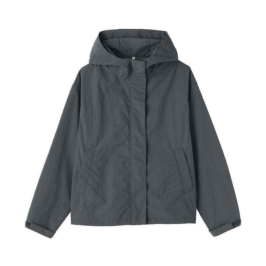 Packable Water Repellent Hooded Jacket