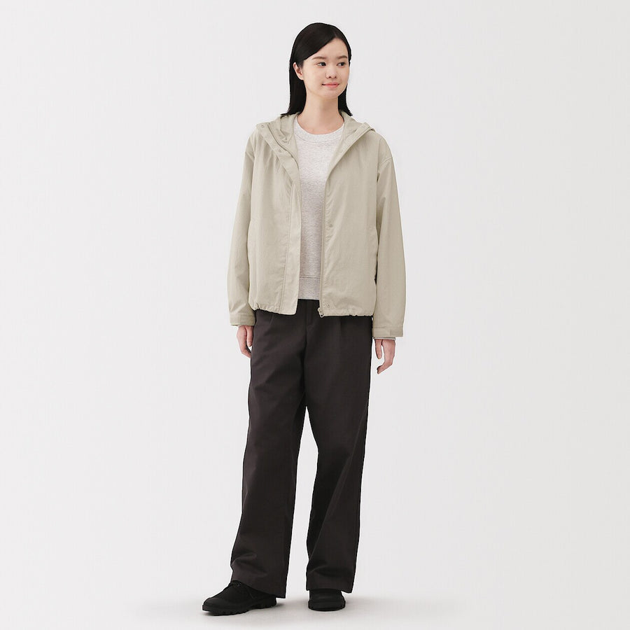 Packable Water Repellent Hooded Jacket