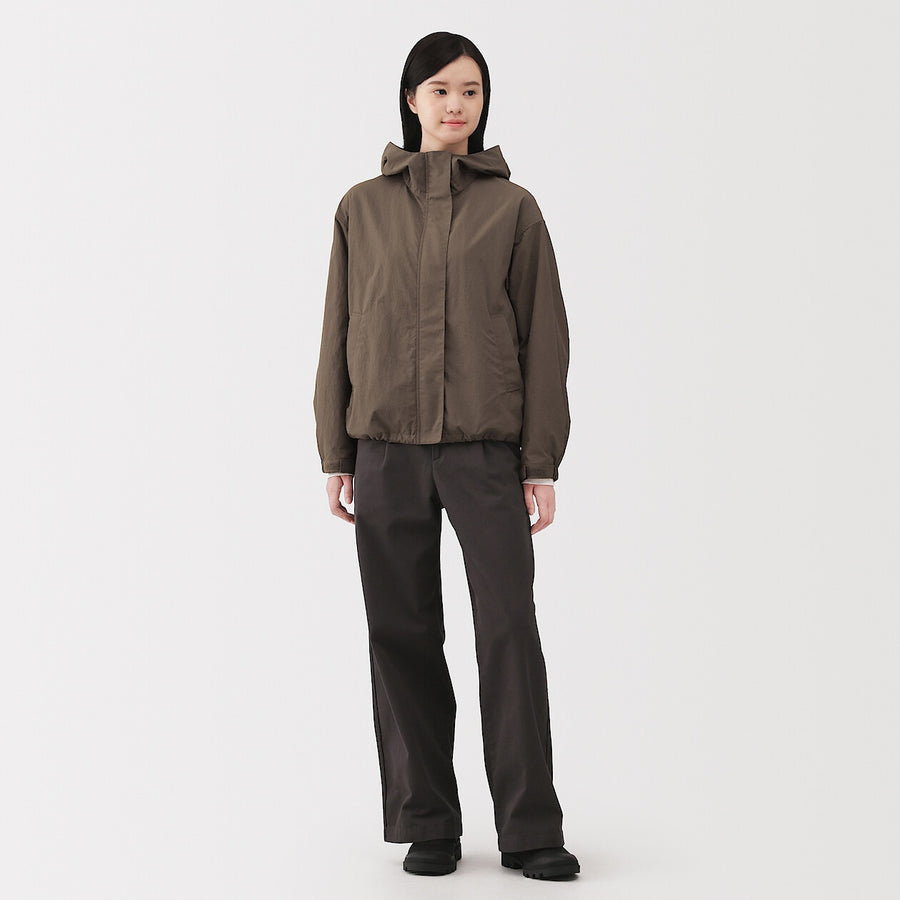 Packable Water Repellent Hooded Jacket