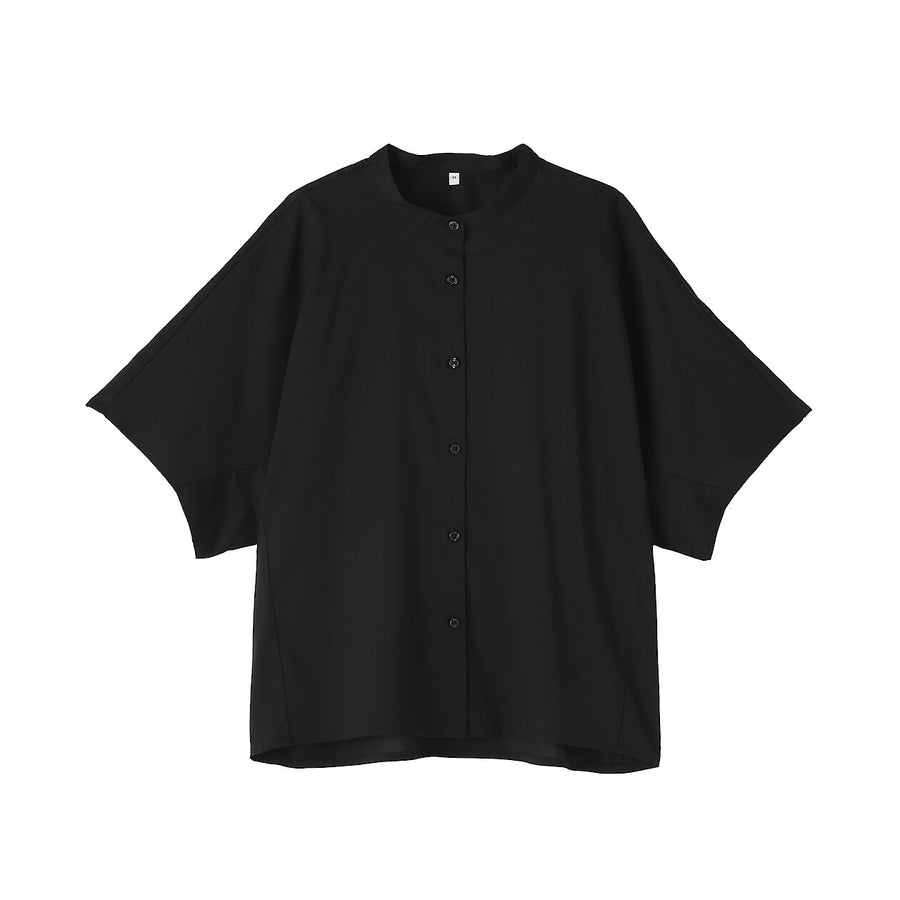 W's Lyocell blended 1/2 sleeve blouse Off whiteXS