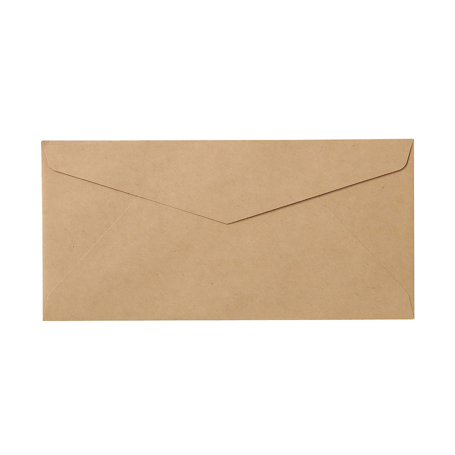 Kraft Paper Envelopes - 105 x 215mm (20 Pack)