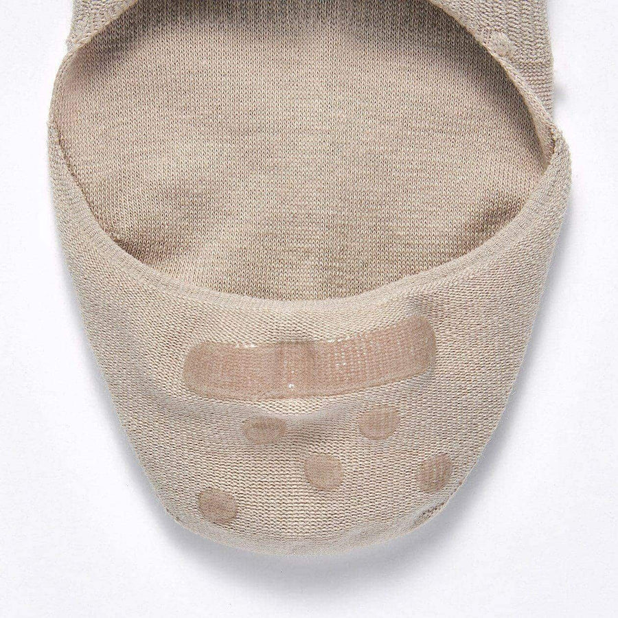 Thin No-Show Socks with Heel Grip